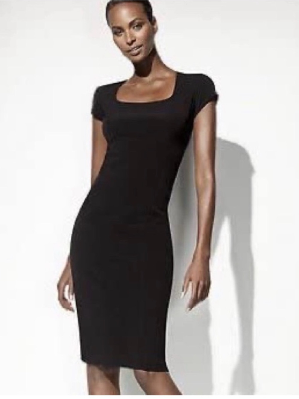 Shape Fx Shapewear Sheath Black Dress Size 18